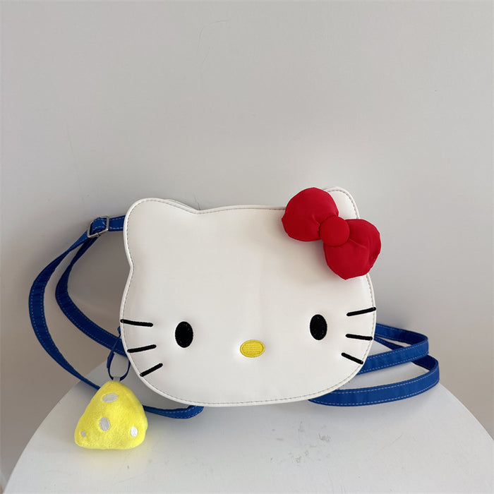 Wholesale Cute PU backpack with niche design, sweet student backpack, casual backpack