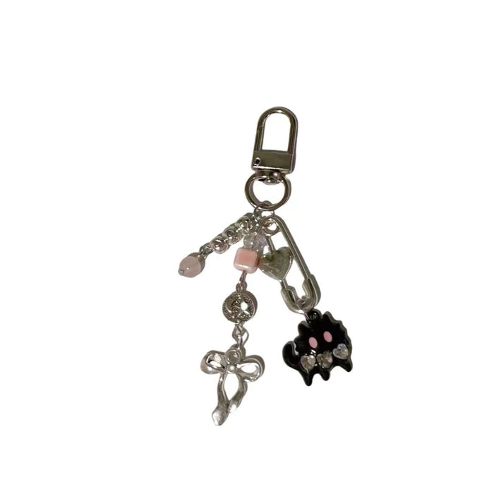 Wholesale Long live beaded chain jewelry keychain bag pendant cute