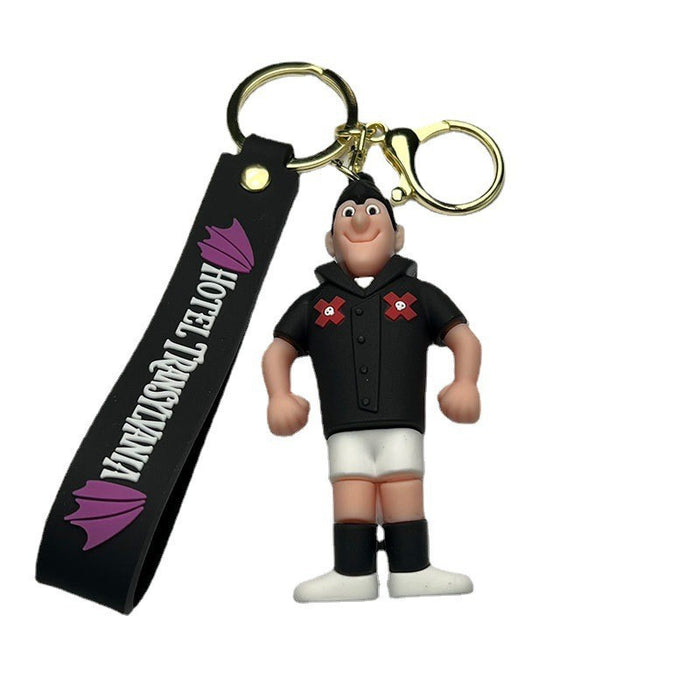 Wholesale Creative Soft Rubber Doll PVC Keychain (F) JDC-KC-XingS008