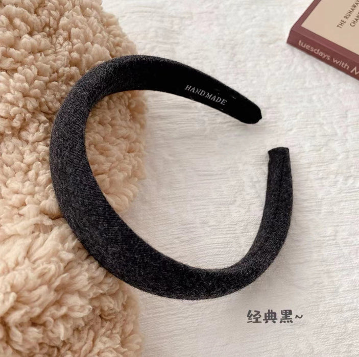 Wholesale Macaron color headband, high skull top, wide edge sponge headband, solid color compression headband, versatile