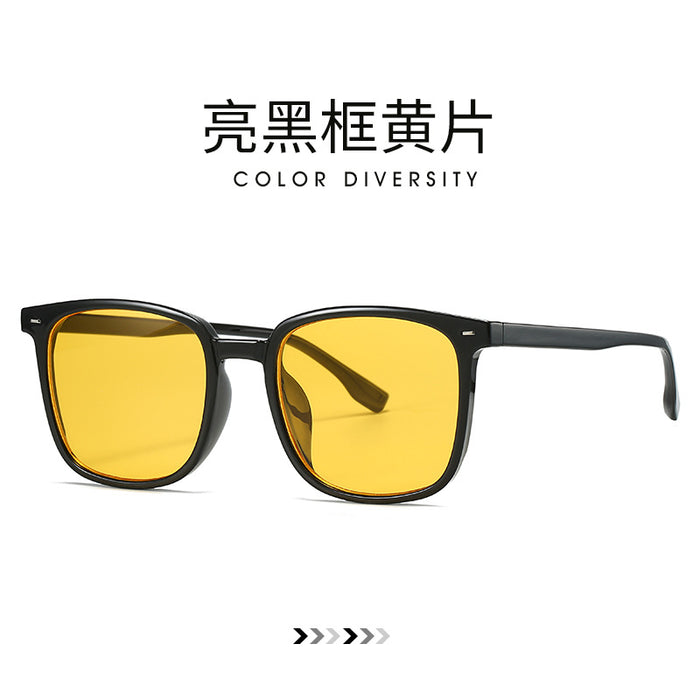 Wholesale Anti blue light sunglasses with flat frame and large frame