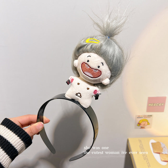 Wholesale Cartoon Plush Cotton Doll Headband JDC-HD-Hengz002