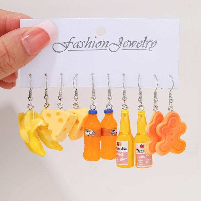 Wholesale Earrings Pendant Drop Glaze Butterfly Earrings Children's Cartoon  Earrings