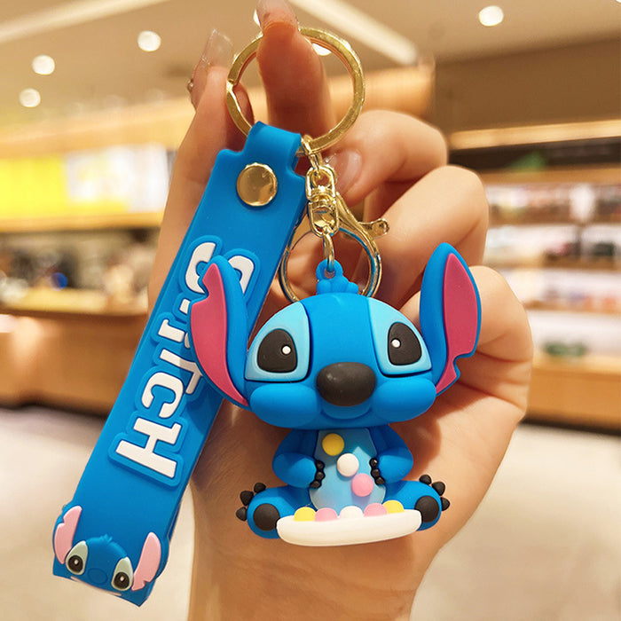 Wholesale Cartoon Doll Silicone Keychain JDC-KC-JuJi008