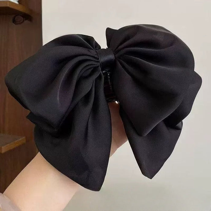 Wholesale Flower Bud Clamp Fluffy Hair Ponytail Clip Advanced Sense Temperament Hairpin