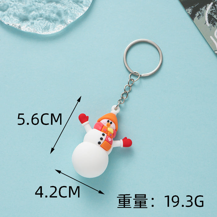 Wholesale Cute Christmas PVC Keychains JDC-KC-Wenma009