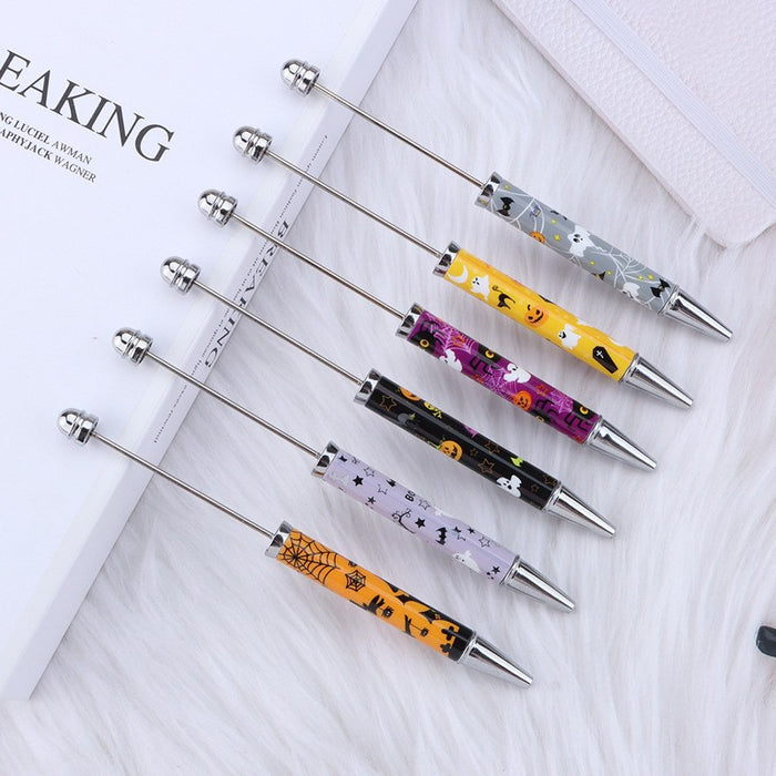 Wholesale Halloween Plastic Beaded Ballpoint Pen JDC-PN-GanCai007