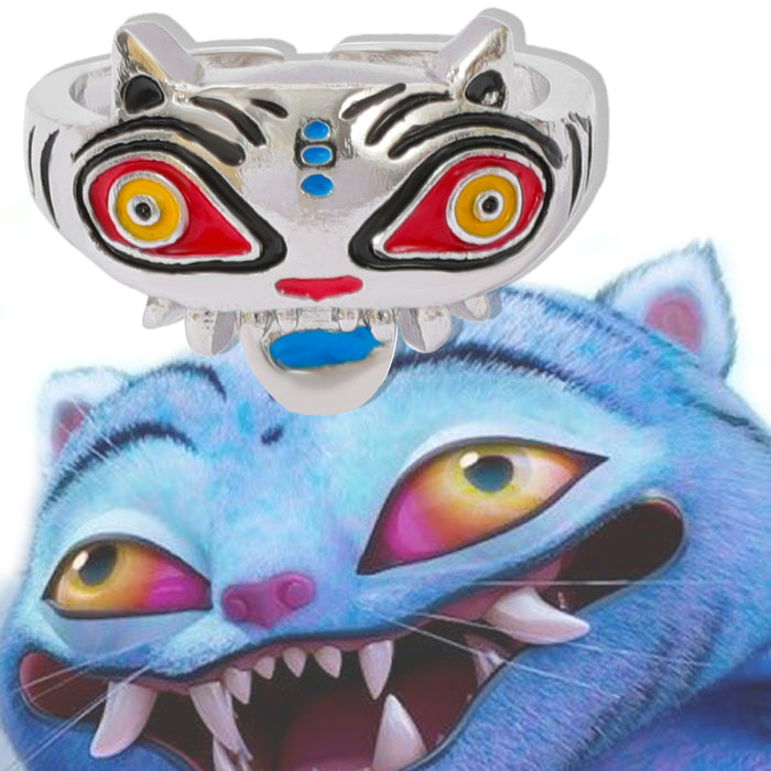 Wholesale Kpop Tiger Drip Open Ring