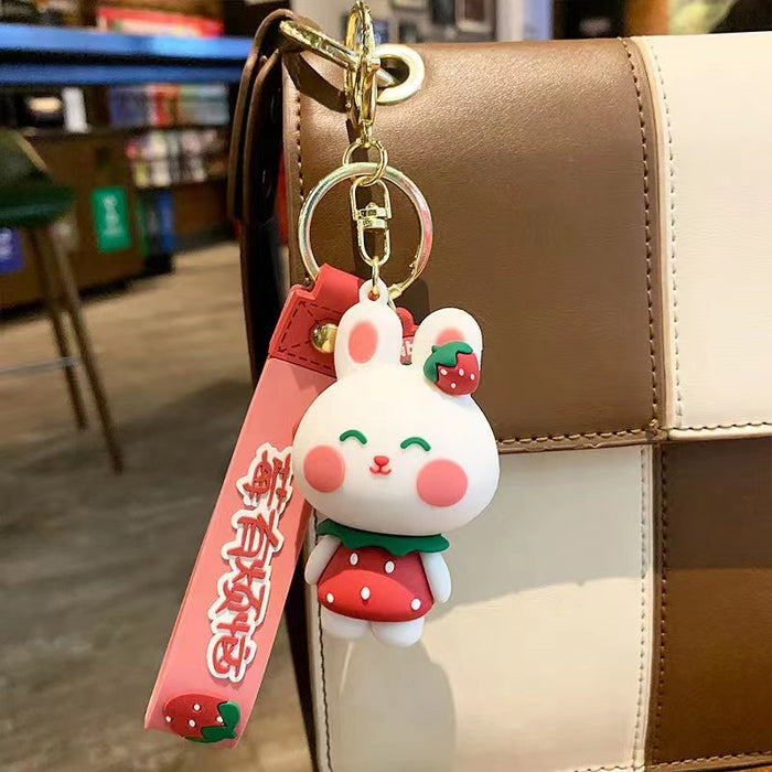 Wholesale New Cartoon diy keychain pendant cute cartoon couple bag ornaments car accessories