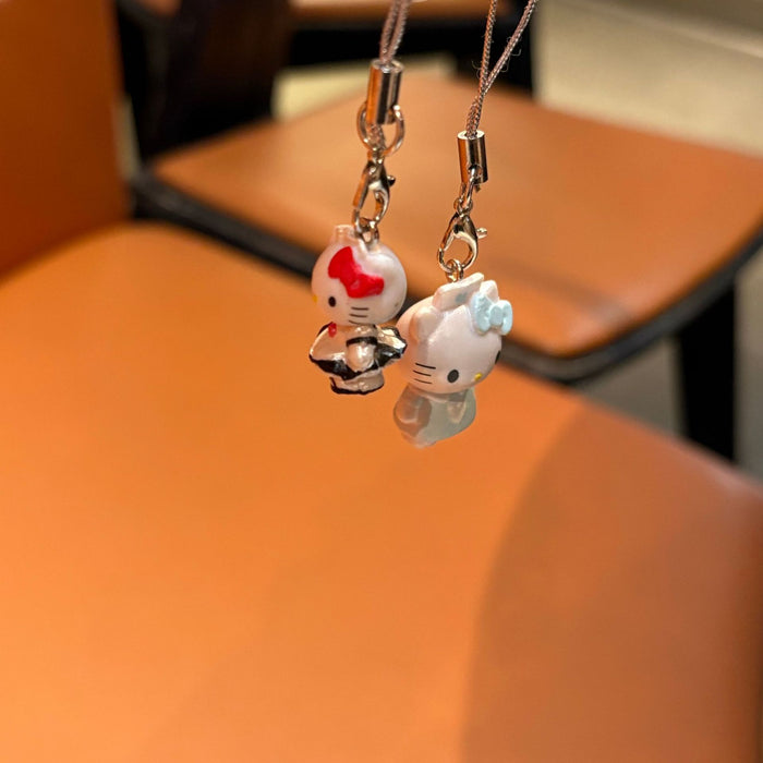 Wholesale Bouncing Horse Cat Keychain Charm