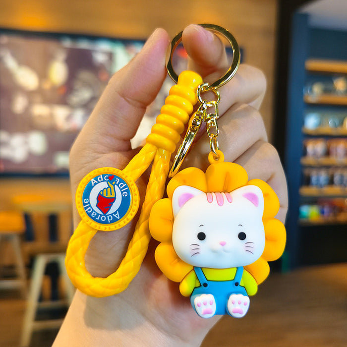 Wholesale Rubber Cartoon Doll Three-dimensional Keychain JDC-KC-Tingm100