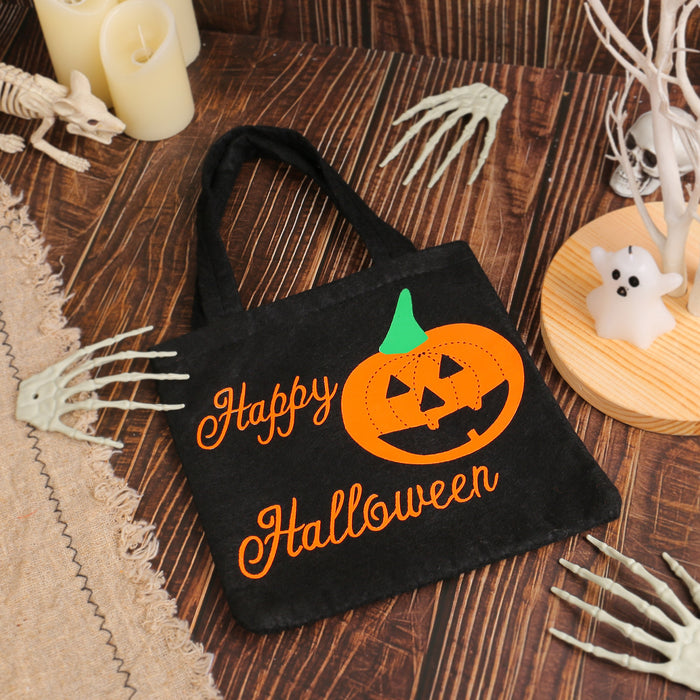 Wholesale  Pumpkin Candy Tote Bag Witch Ghost Festival Shopping Mall Kindergarten Cookie Gift Bag  Decoration