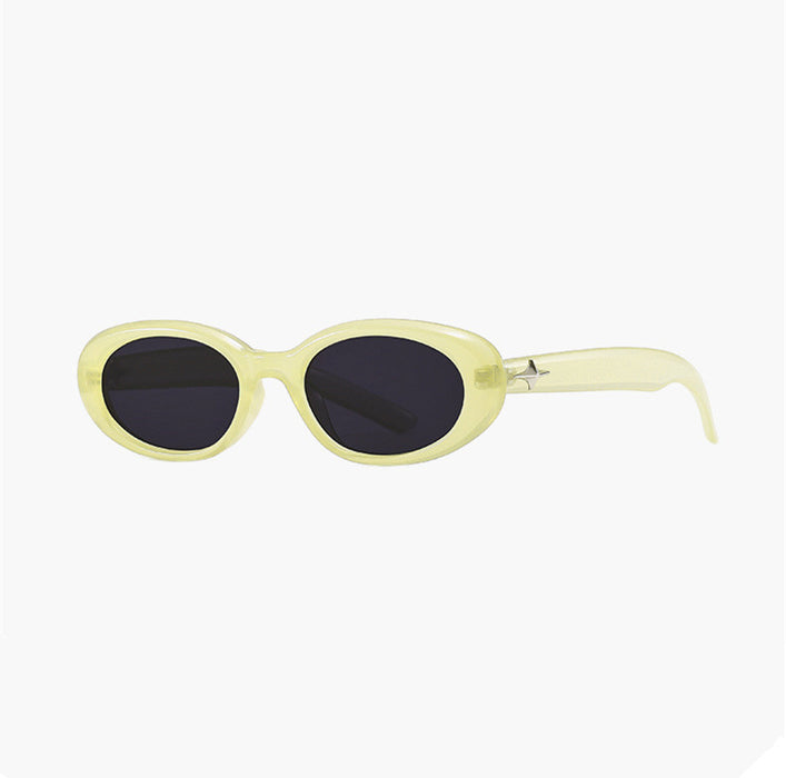 Wholesale Sunglasses, men's and women's new sunglasses, retro round face, small frame, cat eye polarized mirror