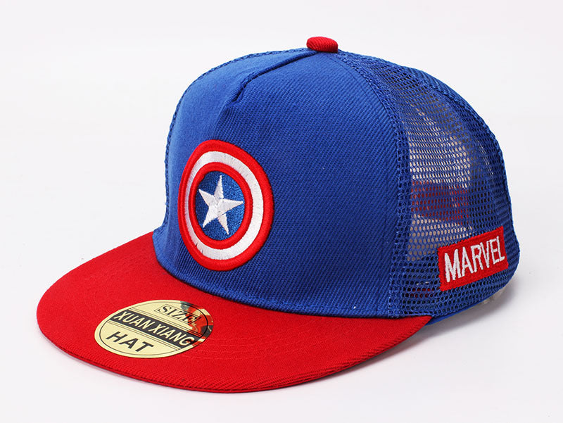 Wholesale Royal Blue Kids Baseball Cap Unisex Adjustable Wide Brim Cartoon Hat Chic Summer Hip Hop Everyday Style