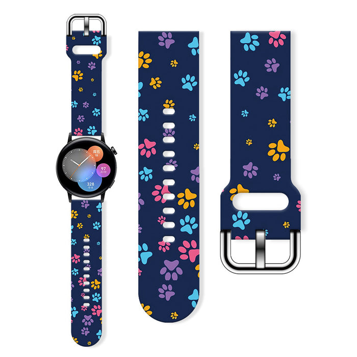 Wholesale Printed Silicone Watch Strap Wrist Strap JDC-WD-NuoQi062