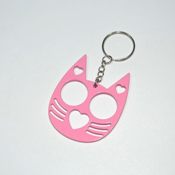 Wholesale Aluminum Alloy Multifunctional Love Cute Cat Keychain JDC-KC-KB021