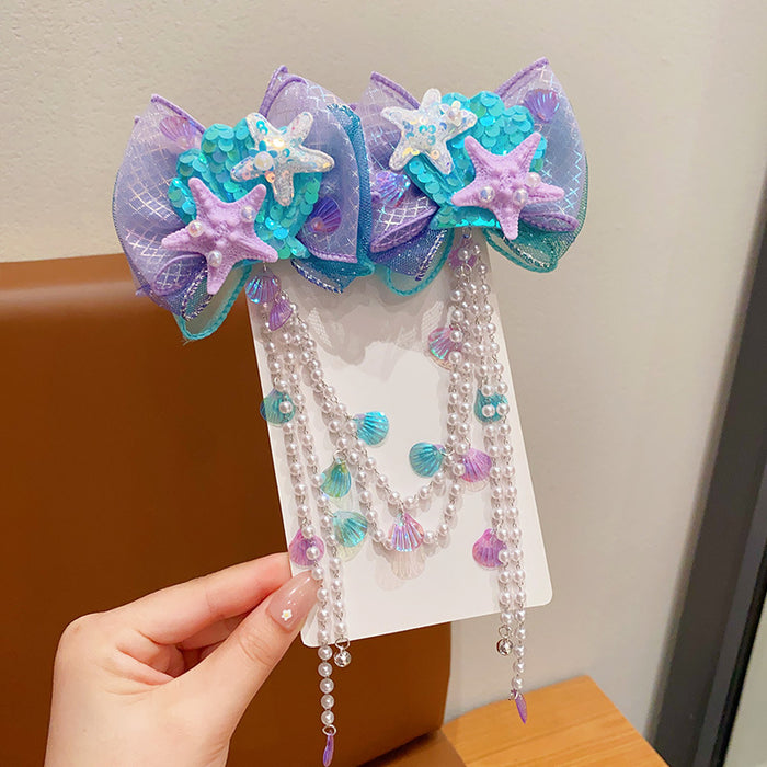 Wholesale Princess Tassel Dancing Hairpin for Children JDC-HC-FX009