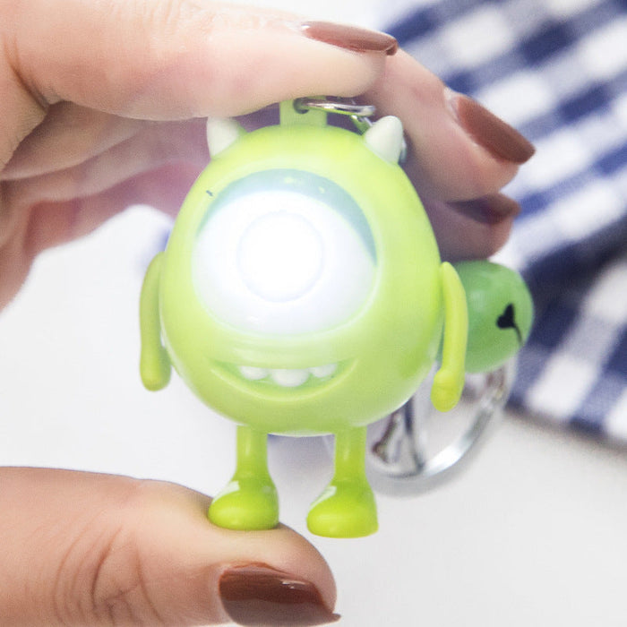 Wholesale I Loveyou Luminous and Loud Green Man Keychain with Big Eyes JDC-KC-HHY001