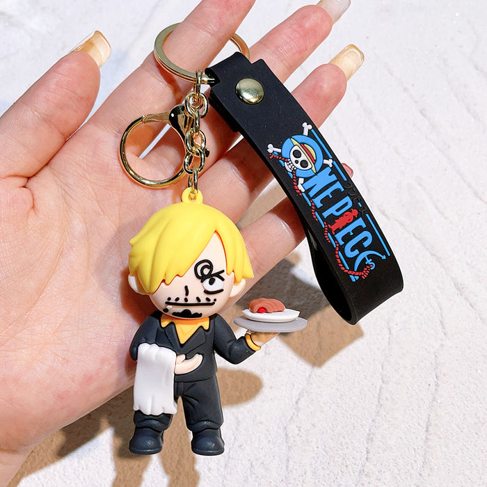 Wholesale Cartoon Silicone Doll Keychain JDC-KC-QiChao047