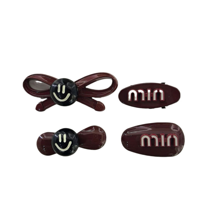 Wholesale Bow hair clip, fashionable texture, bangs clip, side clip hair accessory