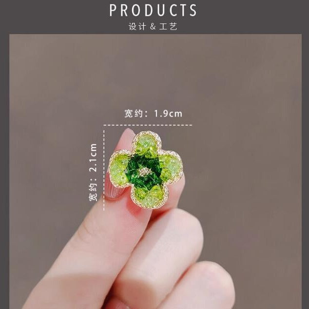 Wholesale Flower earrings, niche design, high-end earrings