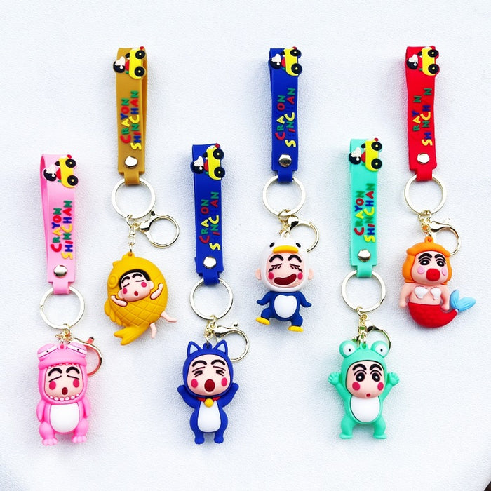 Wholesale PVC Cute Cartoon Doll Keychain JDC-KC-WuYi070