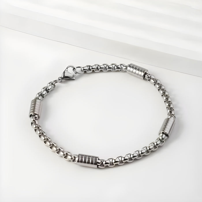 Wholesale Stainless steel bracelet Cuban chain fashionable and versatile, washable titanium steel bracelet wholesale