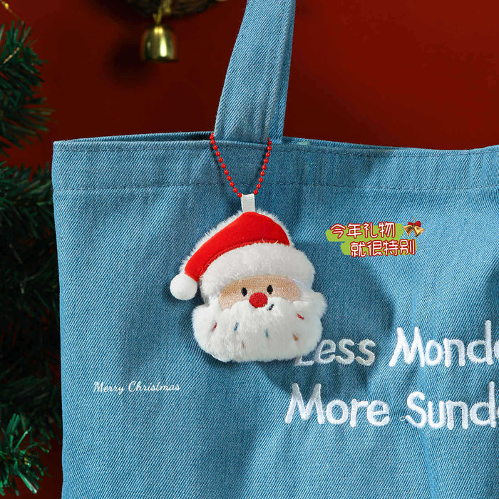 Wholesale Plush and Snowman Cartoon Keychain Set Christmas Bag Charm MOQ≥2