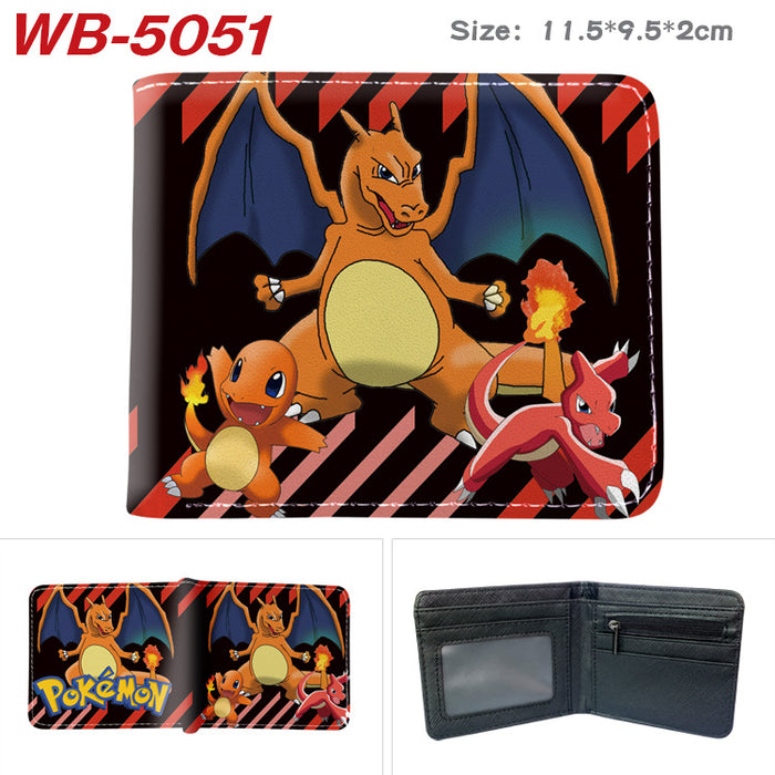 Wholesale Cute Anime Elf Pattern PU Bifold Wallet Short Card Holder Coin Purse Everyday Chic Fashion Accessory