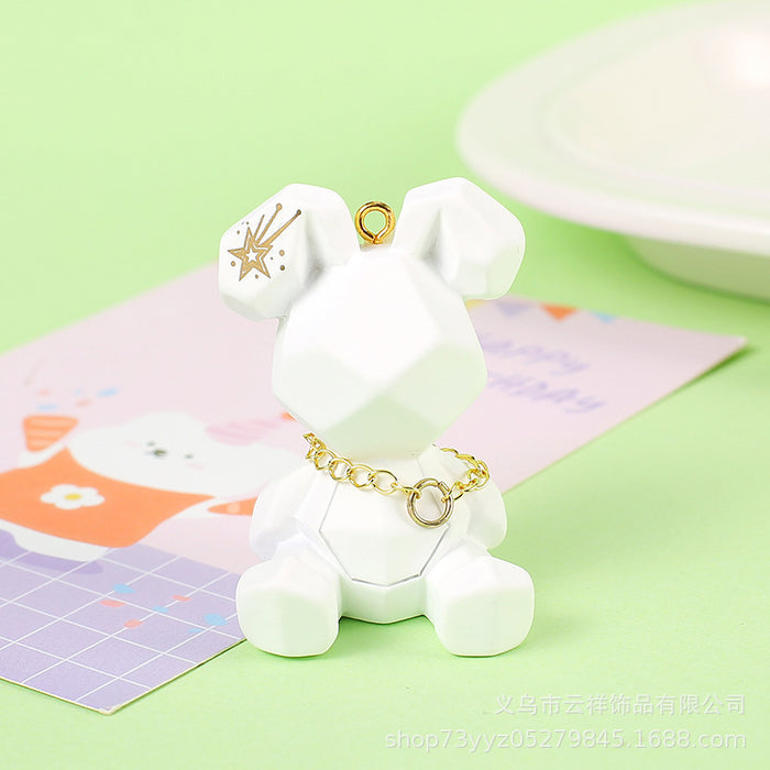 Wholesale Creative cartoon cut surface  keychain trendy fashion car bag pendant ornaments accessories