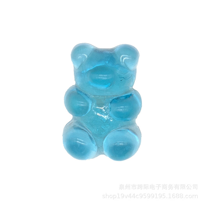 Wholesale Creative Transparent Acrylic Light Color Transparent Bear DIY Shoes Flower Shoes Buckle Accessories Accessories