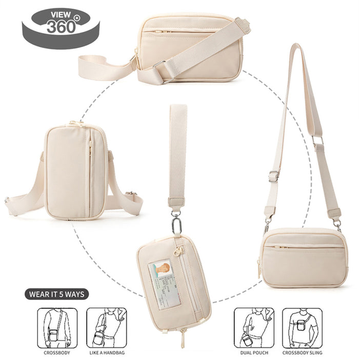 Wholesale Bag Polyester Waterproof Chest Bag Fashion Outdoor Sports Running Waist Bag Shoulder Crossbody Bag