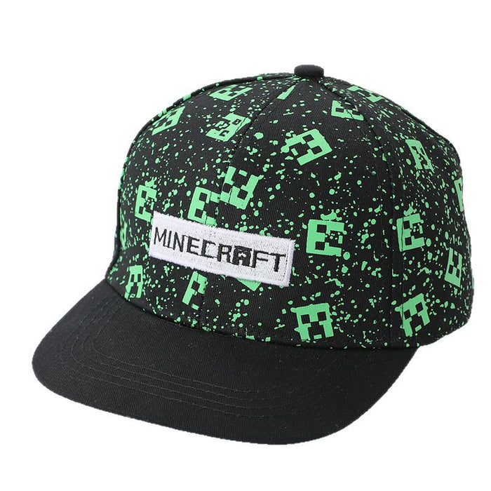 Wholesale Cross border children's embroidered baseball cap, children's flat brimmed hat, cartoon game, duckbill cap, sun hat