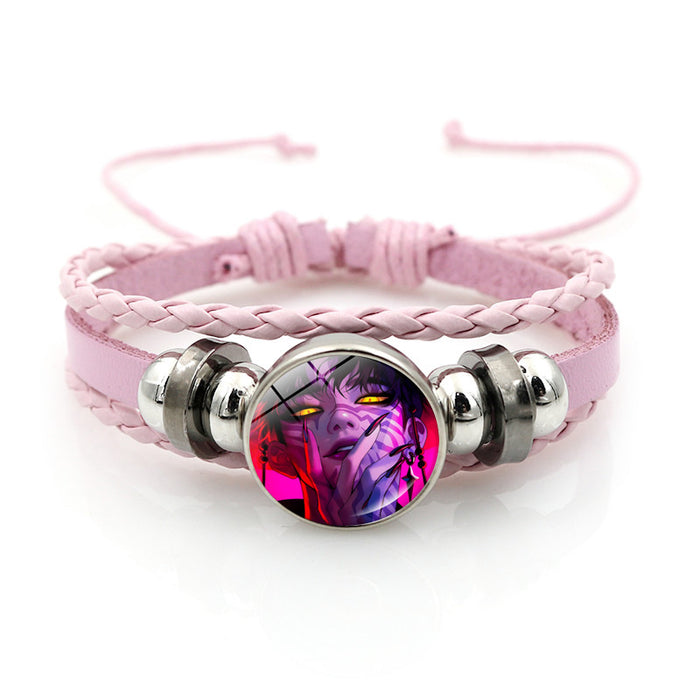 Wholesale Kpop Pink Bracelet Jewelry Girls Gift Cross-border Anime Peripheral Hand Jewelry Small Gift