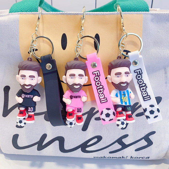 Wholesale Cartoon Doll  PVC Keychain JDC-KC-LiuFan008