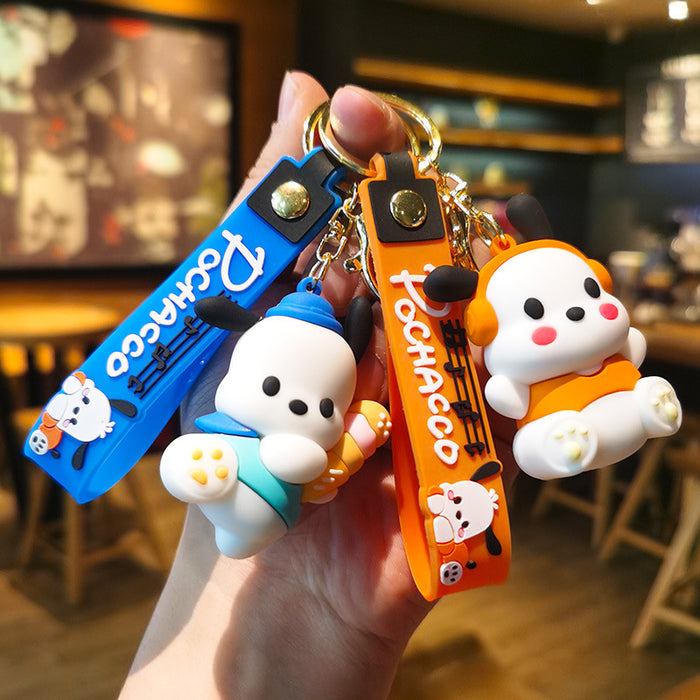 Wholesale Cartoon Doll Rubber Keychain JDC-KC-Tingm168