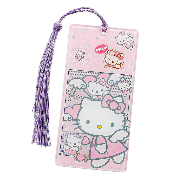 Wholesale cartoon cute cat acrylic tassel bookmark