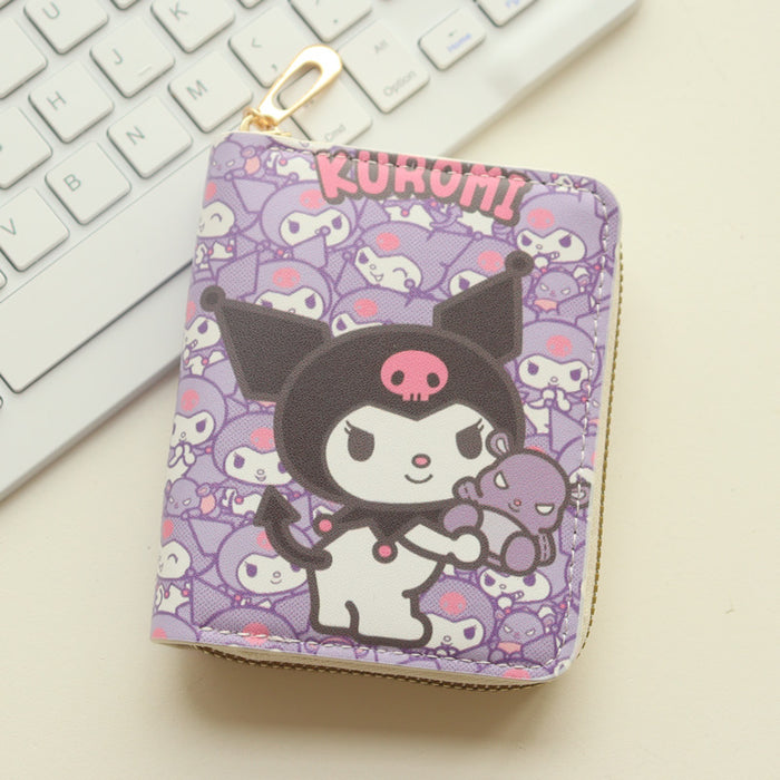 Wholesale Cartoon Anime Cute Short Zipper Wallet JDC-WT-Jumei019