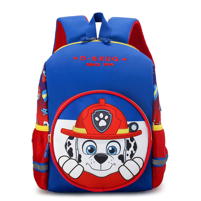 Wholesale Large Capacity 3-6 Years Old Children's Backpack Double Shoulder School Bag Lightweight Kids Bookbag Dog Team Student Bag