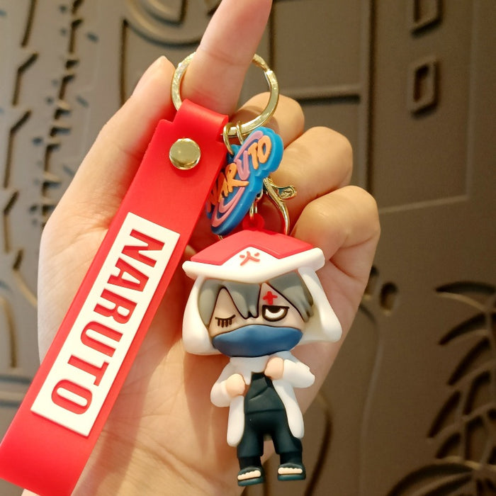 Wholesale Cartoon Doll Silicone Keychain JDC-KC-MingT278