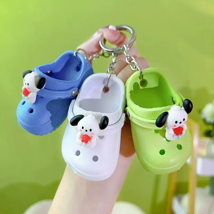 Wholesale of Mini Hole Shoes PVC Keychains (S) JDC-KC-LuoYan001