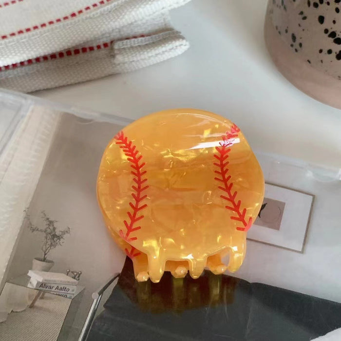 Wholesale Rugby Grabber Basketball Hairpin Football Volleyball Shark Clip Tennis Clip Creative Headwear Hair Accessories