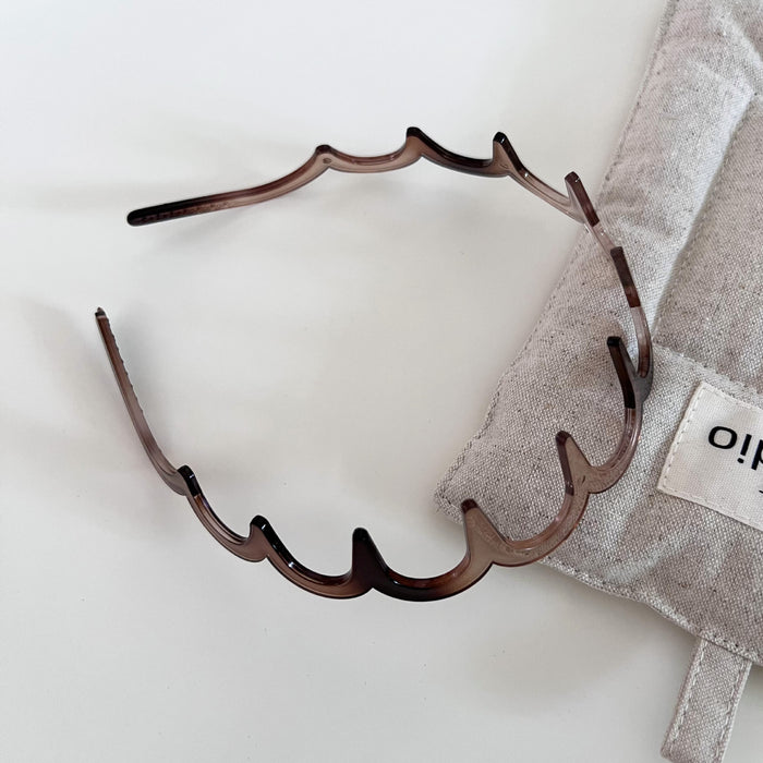 Wholesale Toothed Wave Hair Hoop New Simple Retro Headband Wash Face Anti slip Pressure Hair Clip Hair Accessories