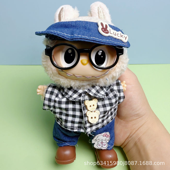 Wholesale Doll clothes can be worn and replaced with plush clothes and accessories