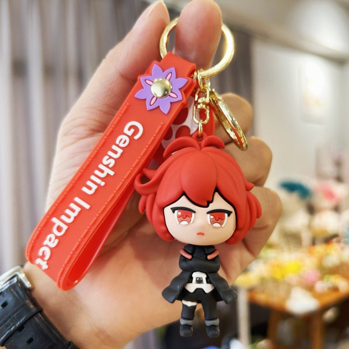 Wholesale Cartoon Doll Silicone Keychains (F) JDC-KC-Chucheng003