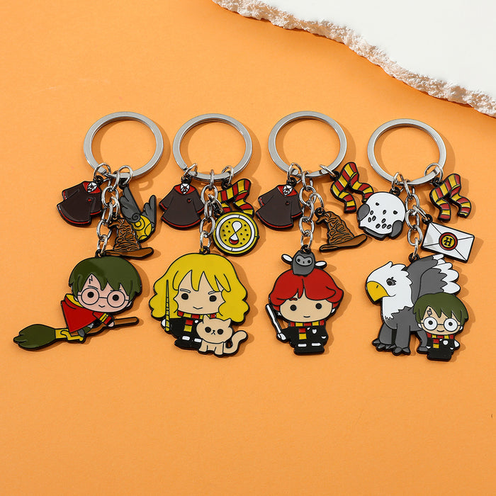 Wholesale Cartoon Zinc Alloy Keychains JDC-KC-ShaoH015