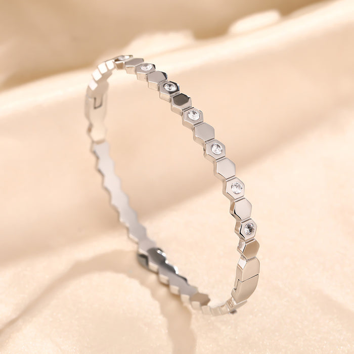 Wholesale Personalized Titanium Steel Bracelet JDC-BT-YinY022