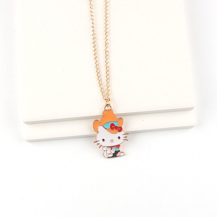 Wholesale Cartoon Alloy Pendant Necklace JDC-NE-FuYu018