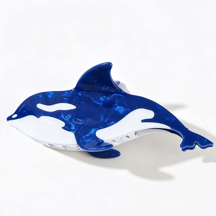 Wholesale Tropical Fish Design Acrylic Hair Clip Ocean Series Trout Claw Clip
