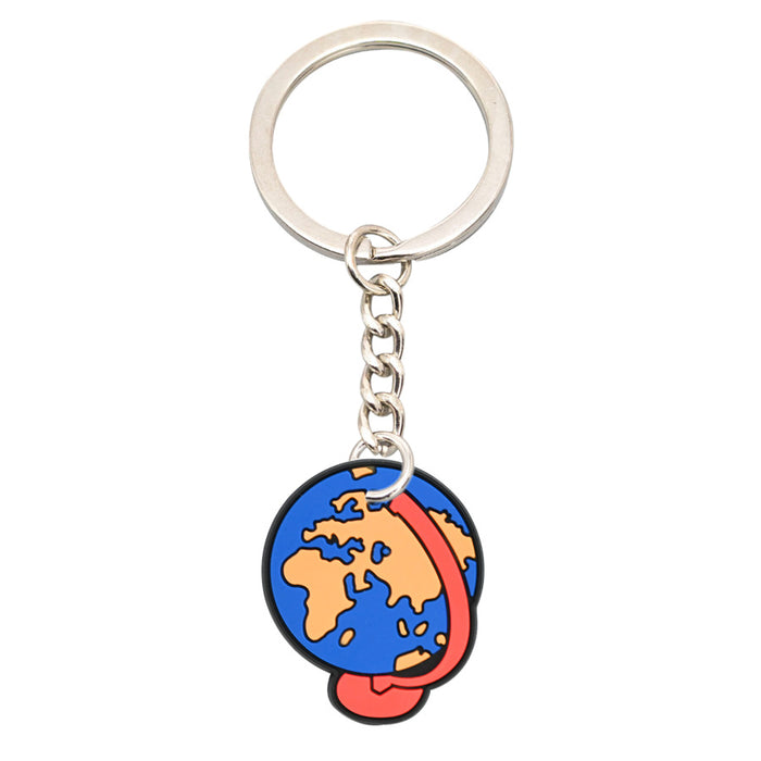 Wholesale  10 PCS Cartoon Keychain PVC Soft Rubber Keychain Accessories  Cute Pendant Keychain